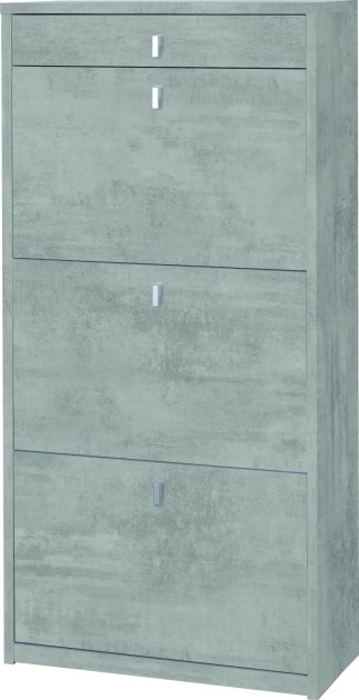 Sarmog Scarpiera 3 ante 1 cassetto p29 kit cod. Sk567k Cemento Cemento