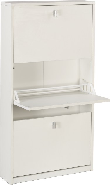 Sarmog Scarpiera 3 ante p18 kit cod. Sk553k Bianco fiammato Bianco fiammato