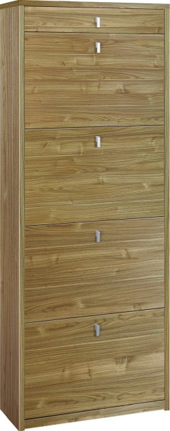 Sarmog Scarpiera 4 ante 1 cassetto p29 kit cod. Sk568k Noce stelvio Noce stelvio