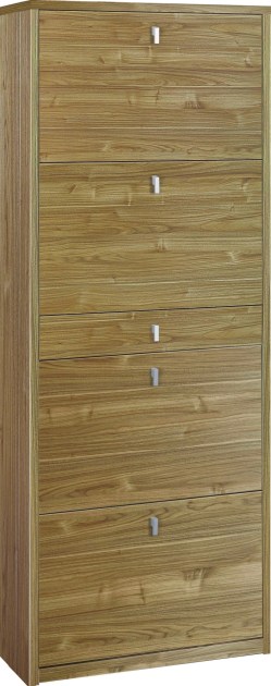 Sarmog Scarpiera 4 ante 1 cassetto p29 kit cod. Sk569k Noce stelvio Noce stelvio