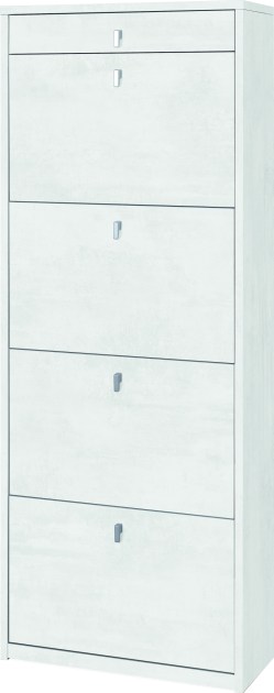 Sarmog Scarpiera 4 ante 1 cassetto p29 kit cod. Sk568k Ossido bianco Ossido bianco