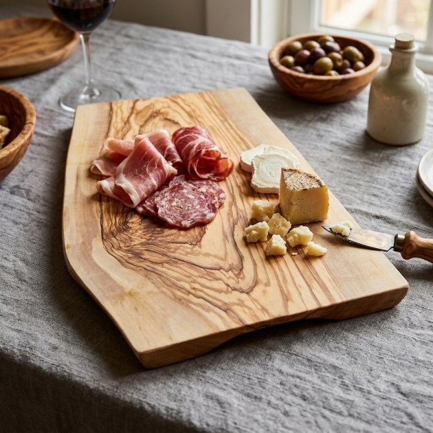Tagliere in Legno di Ulivo massello naturale