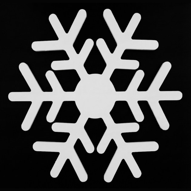 Telaio per Luminaria H 590 x L 590 mm Sag. 17 - Fiocco di Neve