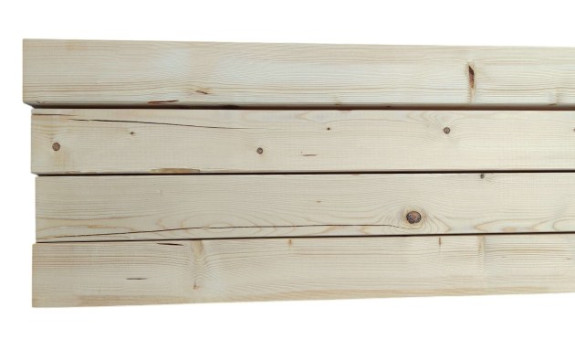 Trave in legno massello di Abete Piallato cm 8 x 8